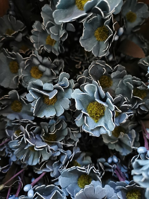 tmavé květiny